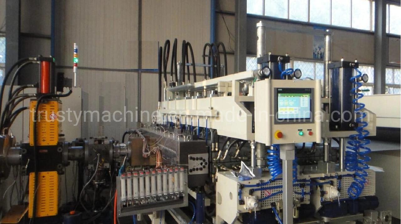 PP PE Hollow Plastic Plate Extruder Hollow Board Extrusion Line