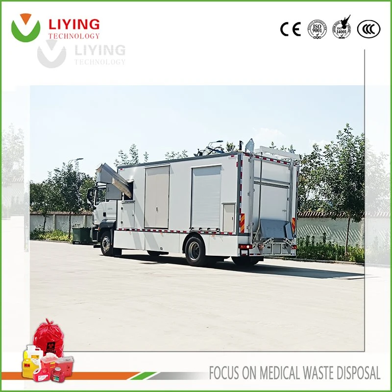 Medical Waste Disposal Vehicle Hospital Garbage Microwave Treatment