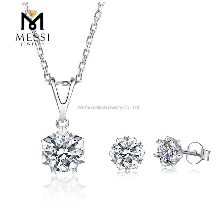 Messi Gems 2022 New Product 925 Ster Silver Moissanite Pendent Necklace