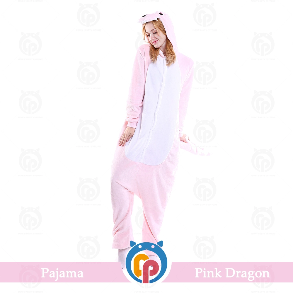 Discount Funny Adult and Kids Pink Dinosaur Costume