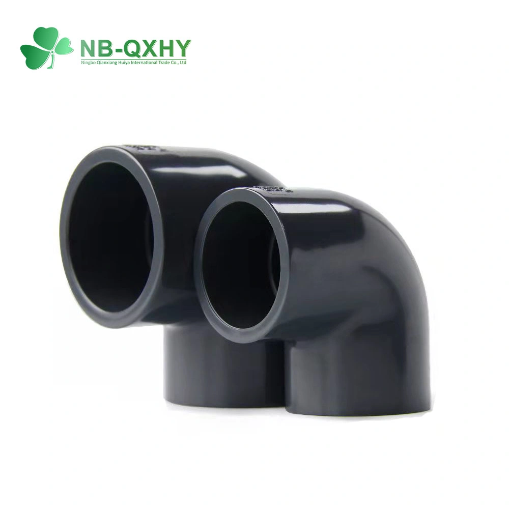 DIN Standard Pn10 Pn16 PVC Plastic UPVC CPVC Elbow Tee Industry Plumbing Pipe Fittings