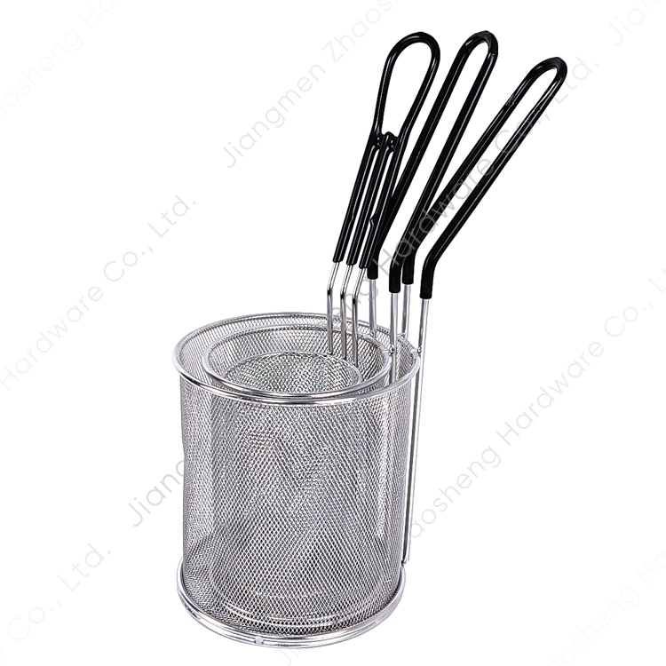 Commercial Blanching Baskets Mesh Noodle Pasta Cooker Strainer