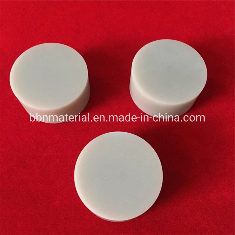 High Thermal Conductivity Machinable Custom Aln Block Alumina Nitride Ceramic Thick Disc Electronic Application Used