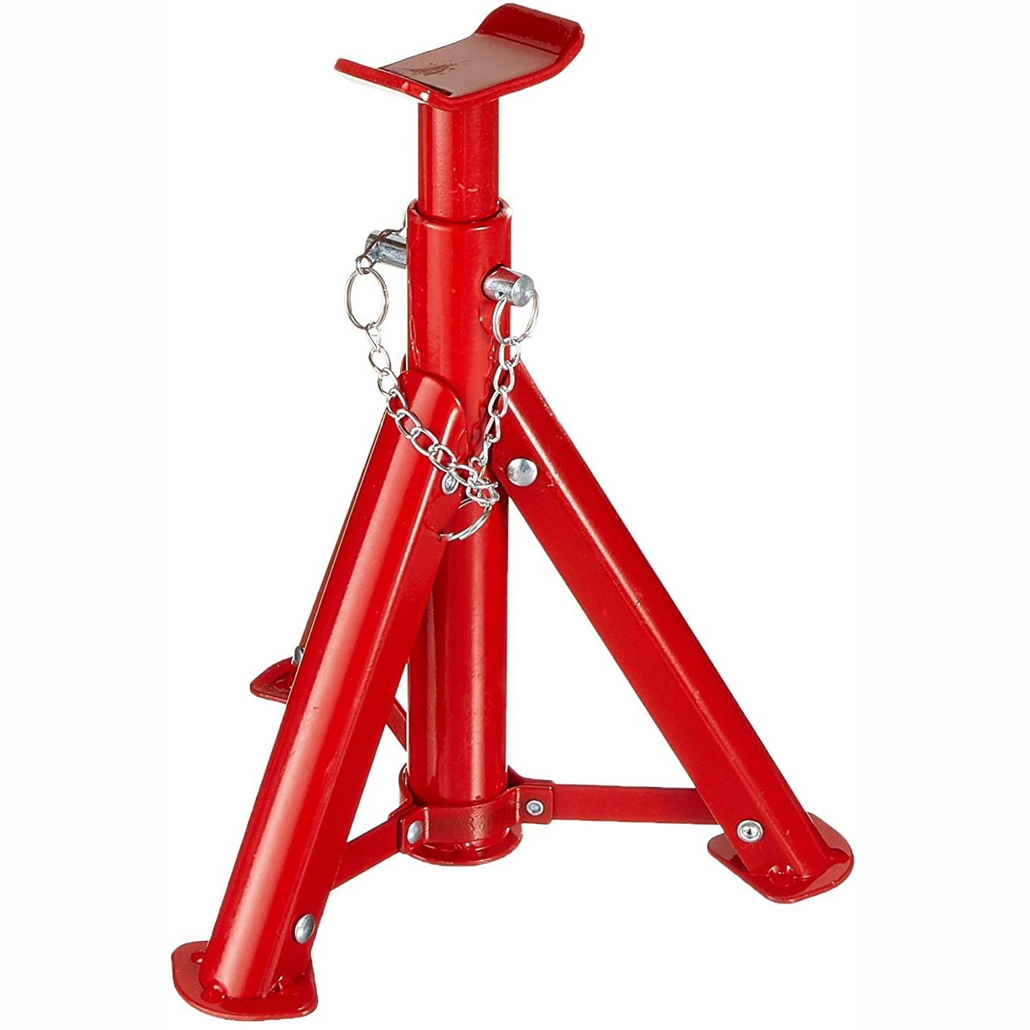 2tonne Capacity Pair of Foldable Axle Jack Stand in Red Auto Repair Tools (38120202)