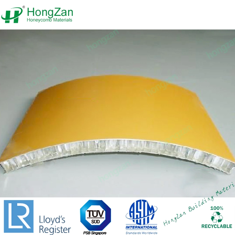 Arc Aluminum Honeycomb Panel/Aluminum Veneer Decoration Panel