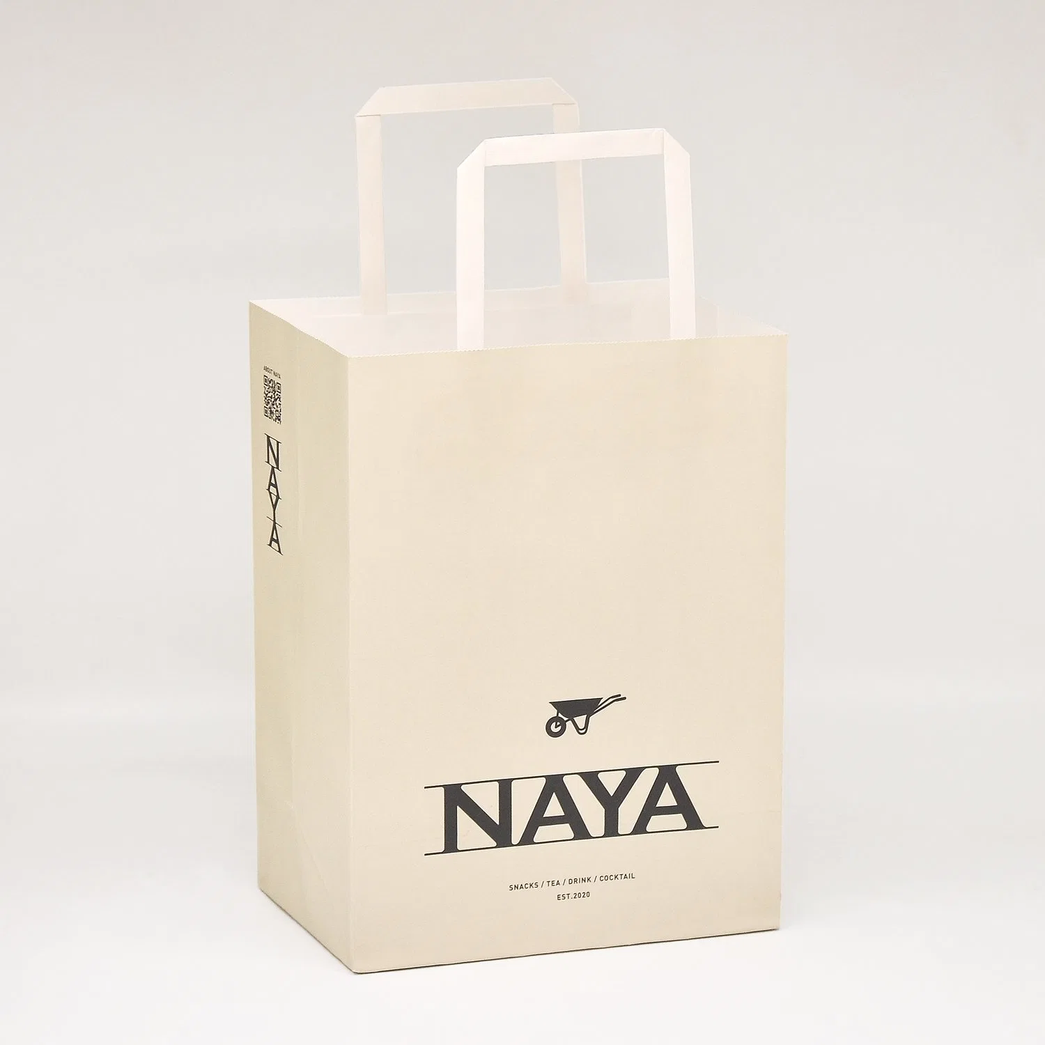 White Brown Color 120g Kraft Paper Bag for shopping Clothes Gifts Drinks Food Toy Tool Plants Flowers with Printing Logo 34