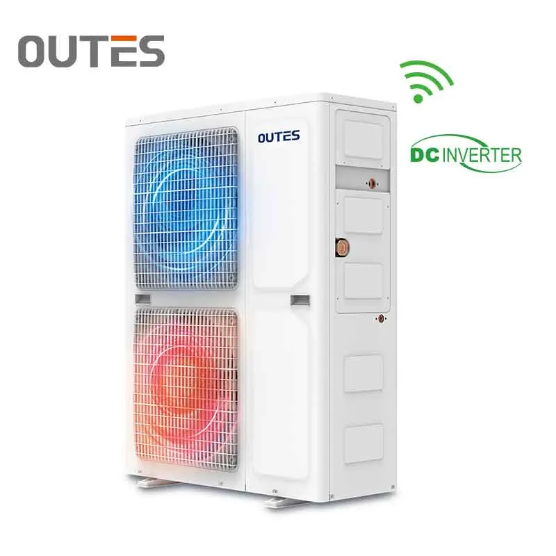 Outes 12kw to 18kw R410A R32 Hybrid DC Inverter Central Air Conditioner ERP a+++ Heating Cooling& Dhw Air Source Heat Pump Water Heater Workable at -25&ordm; C