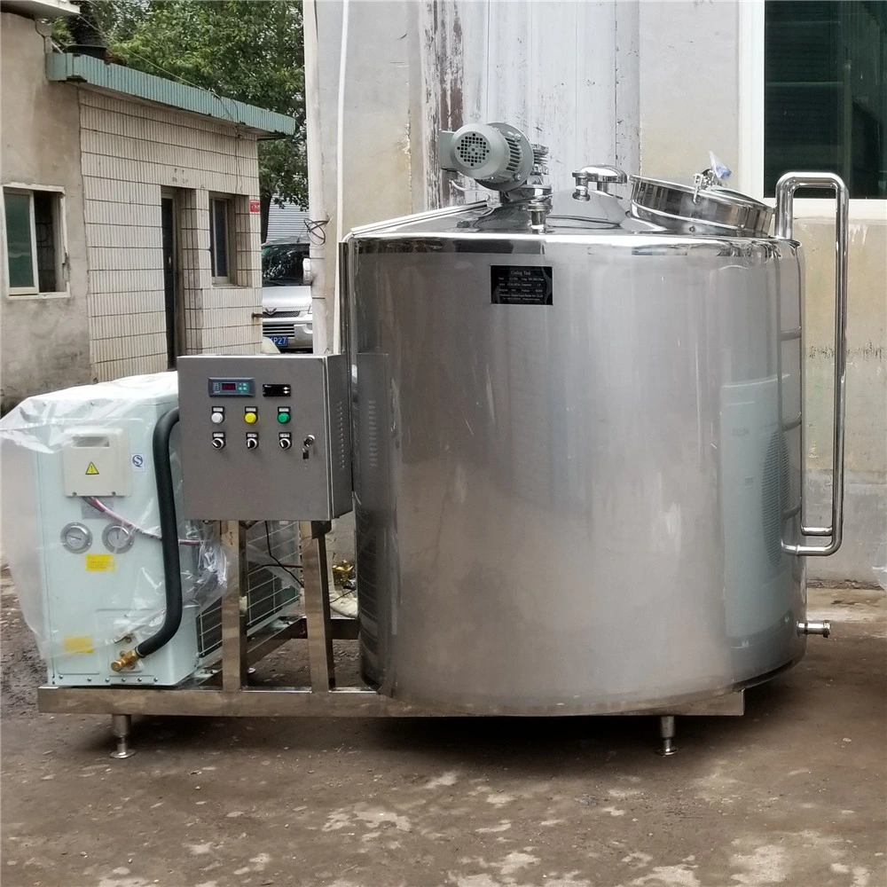 Aço inoxidável de refrigeração do leite para o tanque de arrefecimento com a batedeira