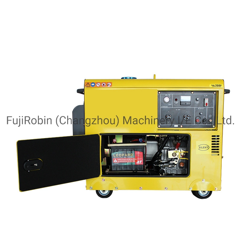 Soundproof Silent 5kw Diesel Generator Pr6700tn