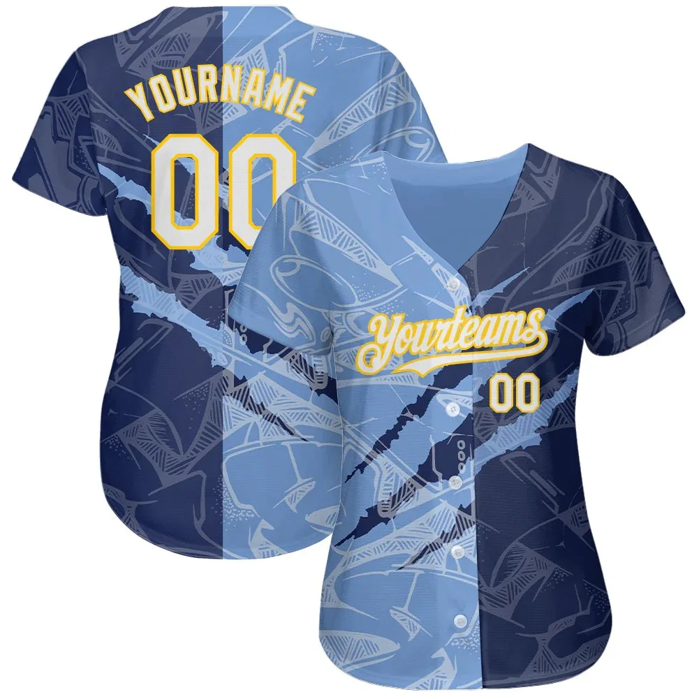 Custom Printing Baseball Uniform Style Wholesale/Supplier Cheap Blank Baseball Jersey Sportswear Shirts