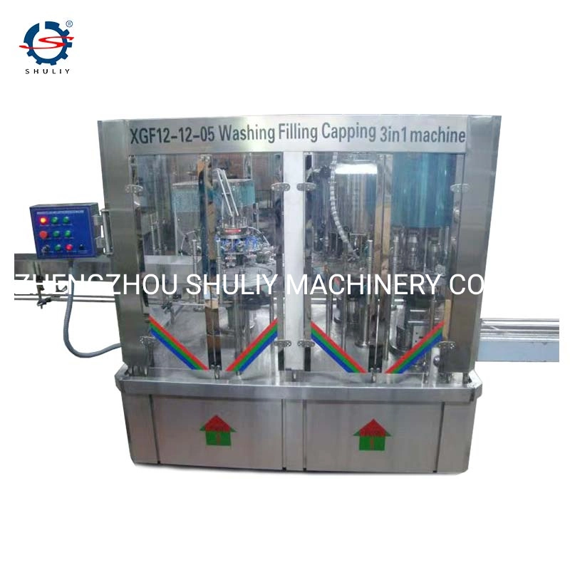 Automatic 3 in 1 Liquid Bottle Washing Filling Capping Machine