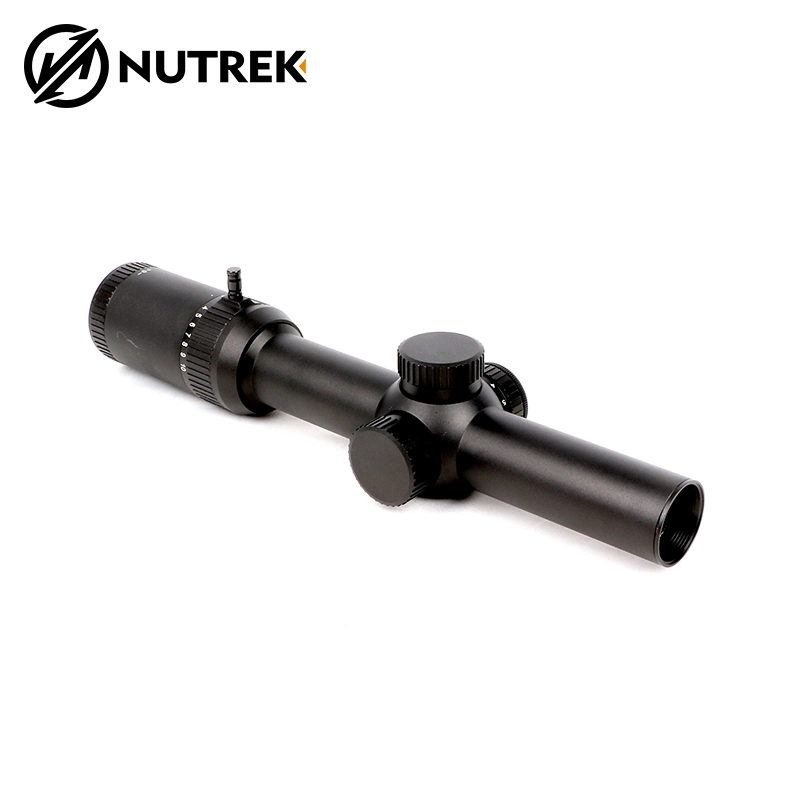 Nutrek Optics 1-10X24 SFP Ffp Fibre Renforcée Étanche Chasse Fusil Lunette de Visée Point Rouge