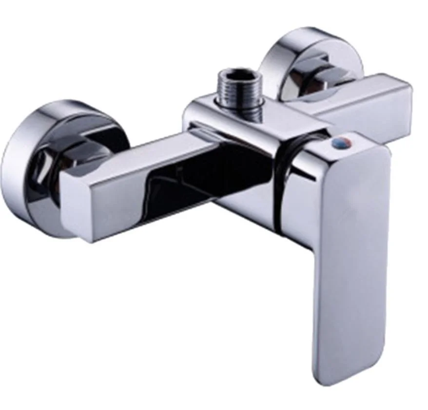 Hot and Cold Mixing Valve in Bathroom Wall Mounted Sanitary Ware Faucet