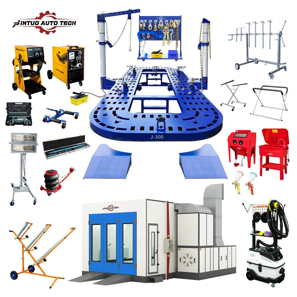 Cabines de pulvérisation de carrosserie autoporeuse Jintuo 2023 machine de cadre/banc de voiture /système de réparation de collision