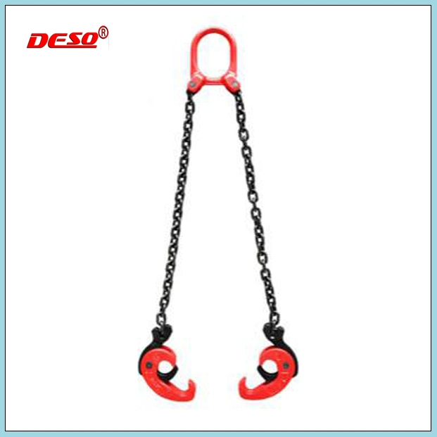 1 Ton SL Type Drop Forged Steel Lifting Drum Clamp with Chain