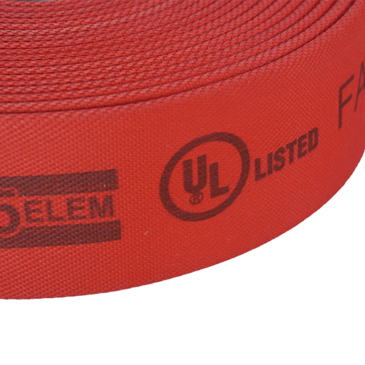 2-1/2" rouge listé UL Layflat flexible de lutte contre les incendies