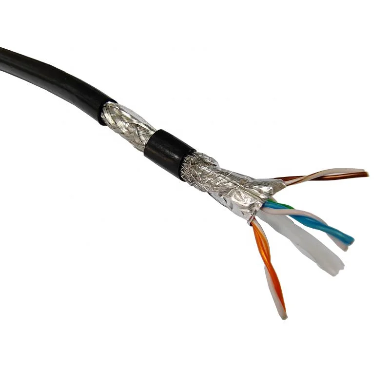 Cabo LAN PVC/PE de 30 m, para exterior, 1000 PÉS, à prova de água, 4p UTP/STP/FTP/SFTP Cat5/Cat5e/CAT6