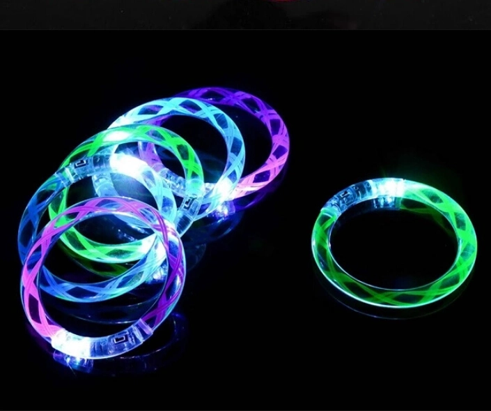 Acrylic Wedding Used Light up Promotion Low Price LED Wristband