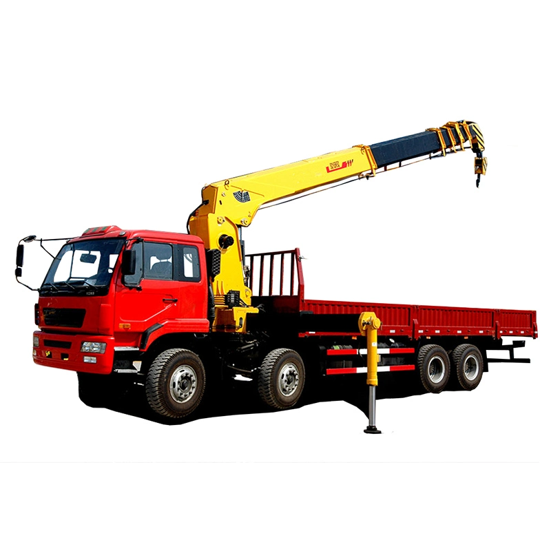 China Flatbed Truck with Crane 4 Ton 5 Ton 6 Ton 8 Ton 10 Ton 12 Ton 16 Ton Truck Mounted Crane Telescopic Boom Knuckle Boom Mini Crane Truck