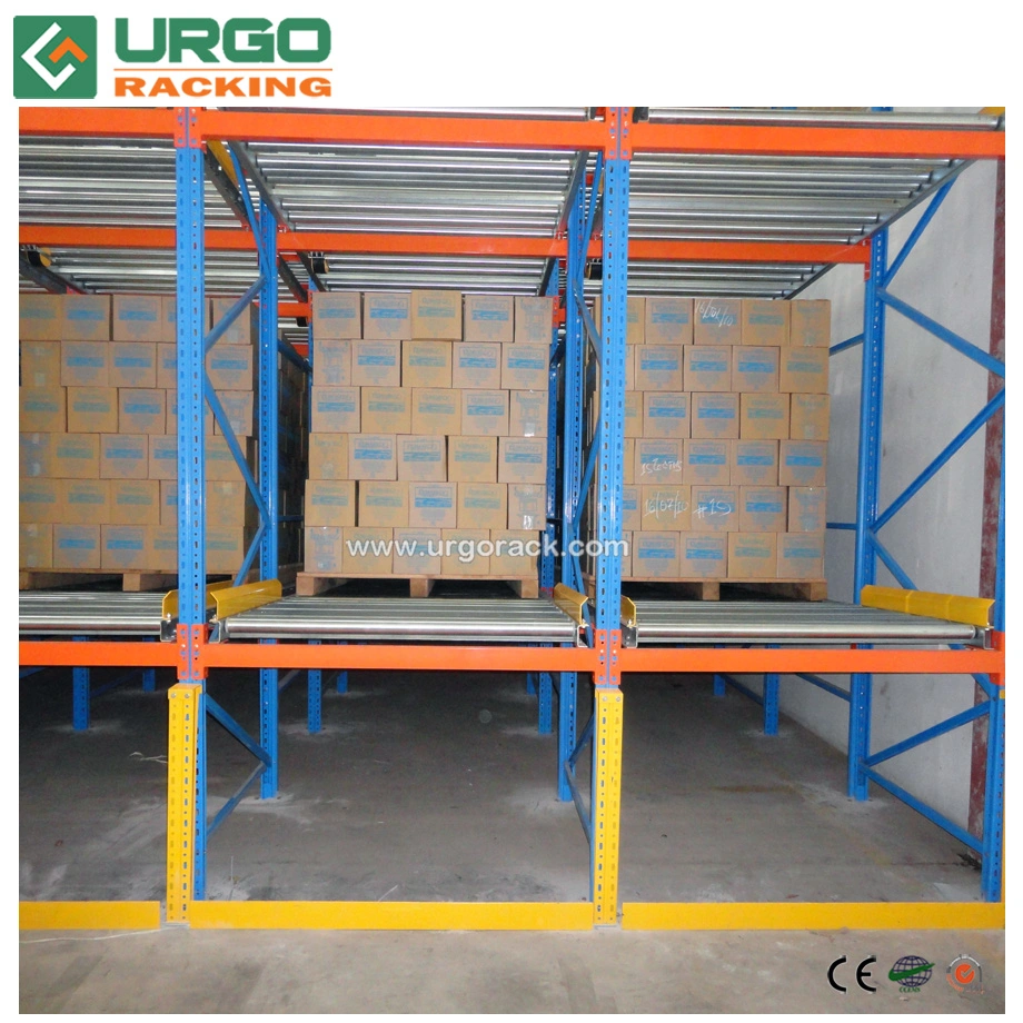 Warehouse Storage Gravity Roller Pallet Rack