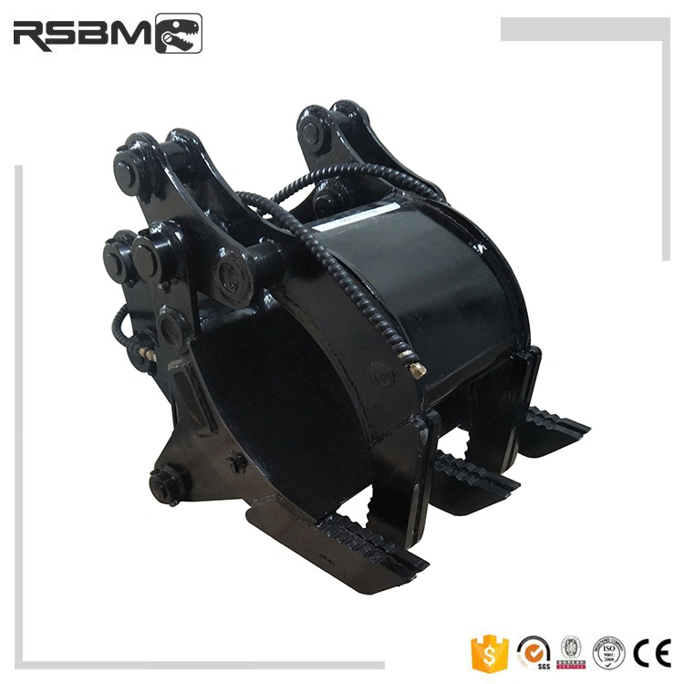 Rsbm 5 Tines Excavator Hydraulic Log Grapple for Sale