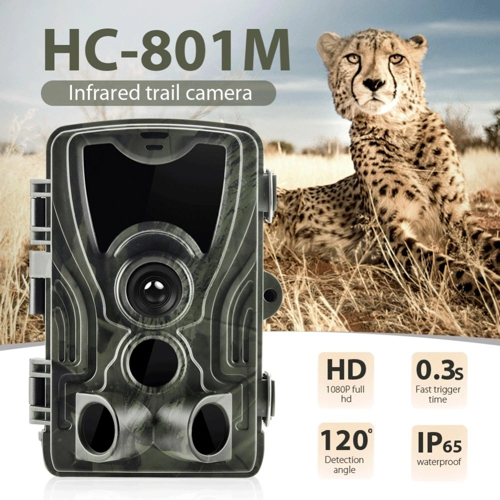 2G MMS SMS SMTP Trail Wildlife Camera 20MP 1080p Night كاميرات الرؤية الخلوية المحمولة صيد الصور Hc801m اللاسلكية مصيدة الصور