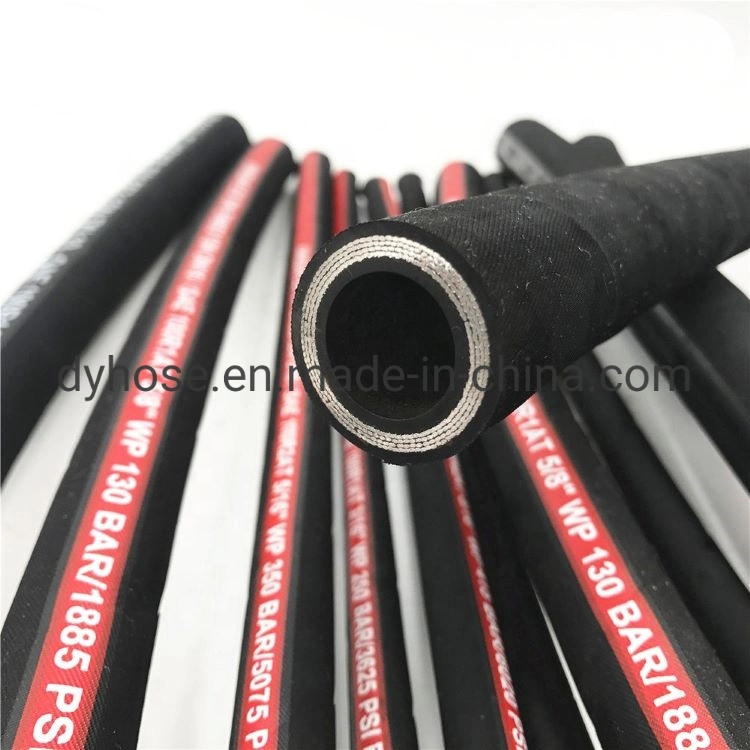 Oil - Resistant SAE100r12 Flexible Rubber Hydraulic Hoses