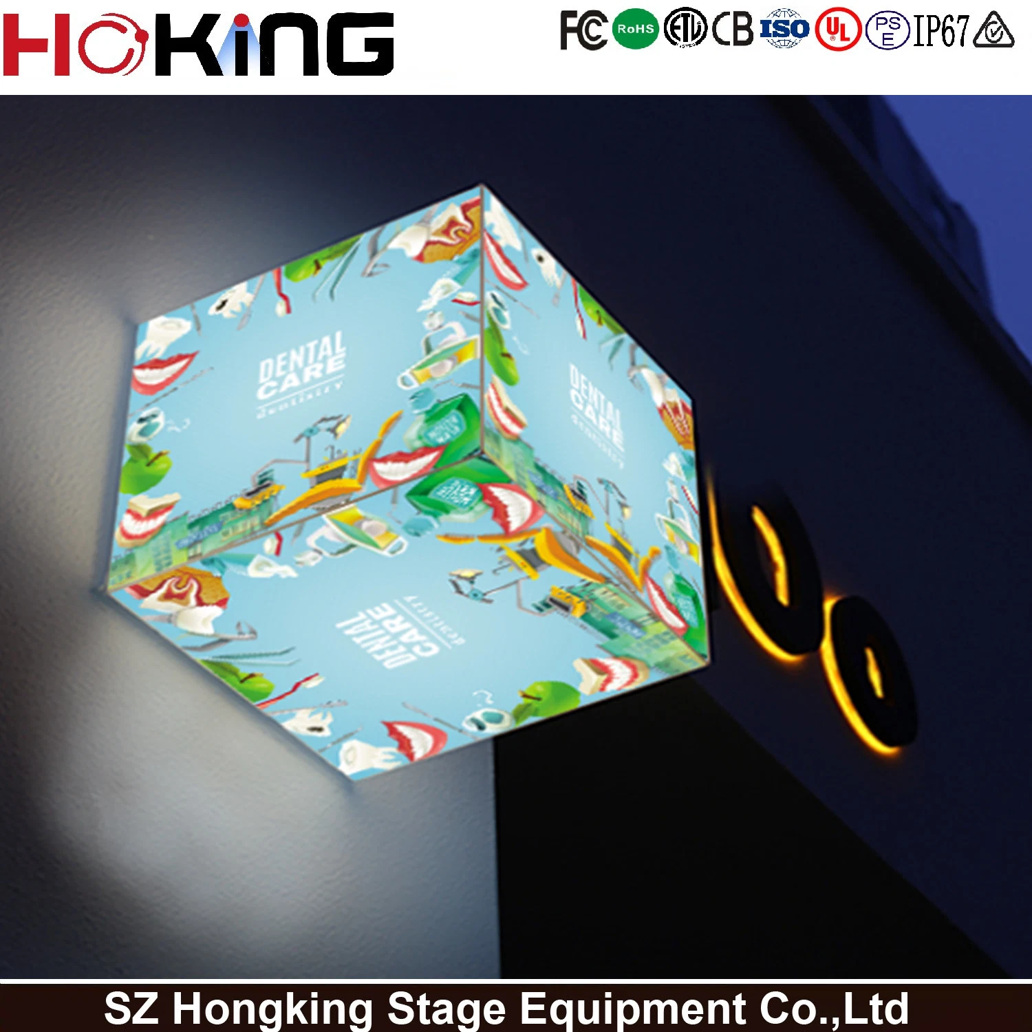 Cube LED Display Full Color LED Advertising Screen