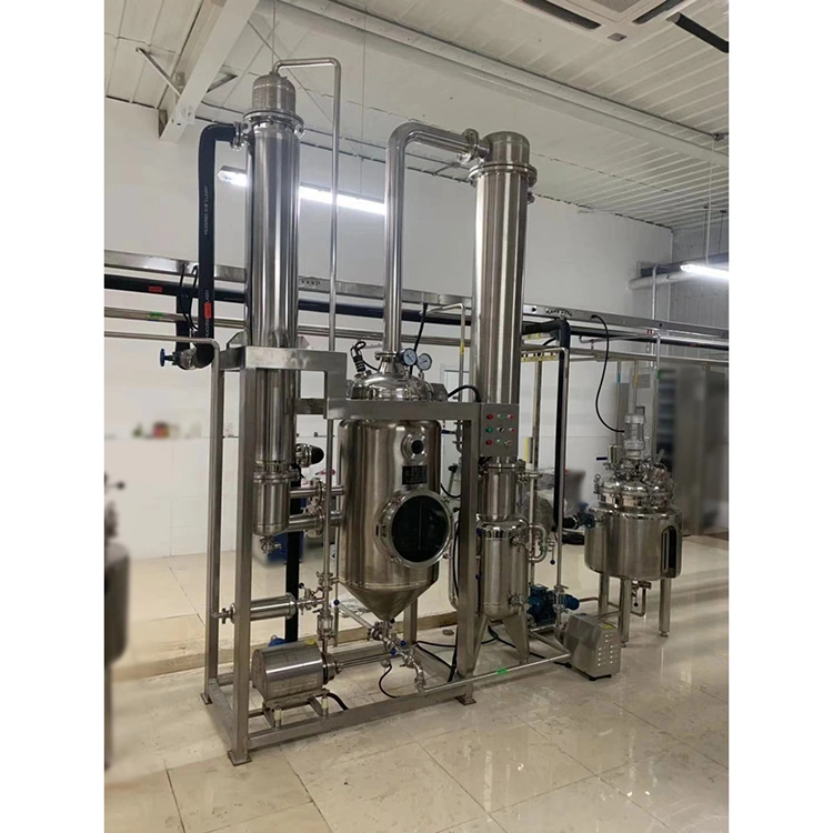 Stainless Steel Oil Evaporation Equipment Falling Film Vacuum Evaporator