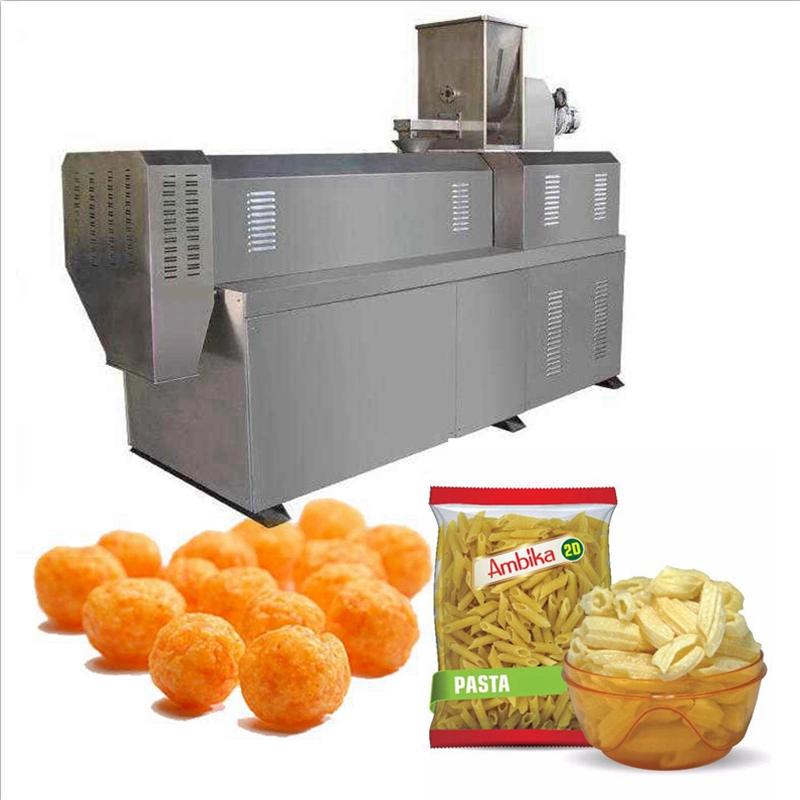 Economic 3D Bugle Fried Snacks Food Production Line Fried Wheat Flour Making Plant