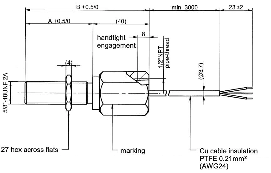 Kjtdq-Ex58h-Ly - velocidad de reluctancia variable (VRS) los sensores