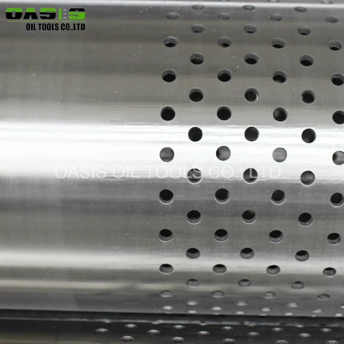 Customized SS316L 16" Perforated Well Casing Pipe Factory