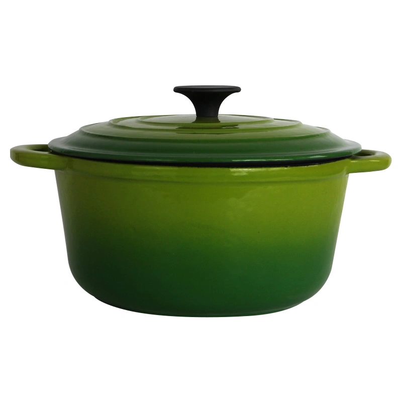 5qt Enamel Cast Iron Dutch Oven, Round Shape