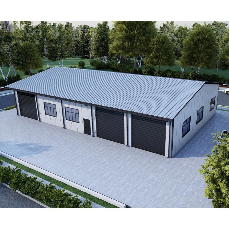 Good Price Q235 Steel Column House Storage Shed Prefabricated Building Structure Manufacturing