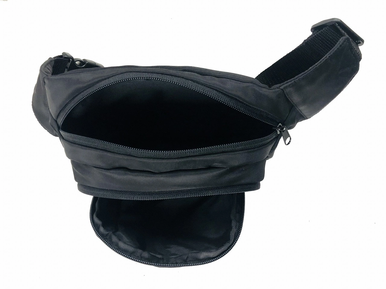 Crossbody Fashion Ceinture noire Fanny Packs Sac de la courroie pour l'extérieur/l'entraînement et voyager/occasionnel/Exécution/randonnée