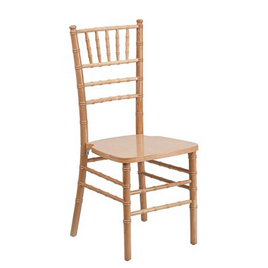 Outdoor Chinese Hard Solid Wood Ballroom Chiavari Tiffany Wedding Chairs Furniture