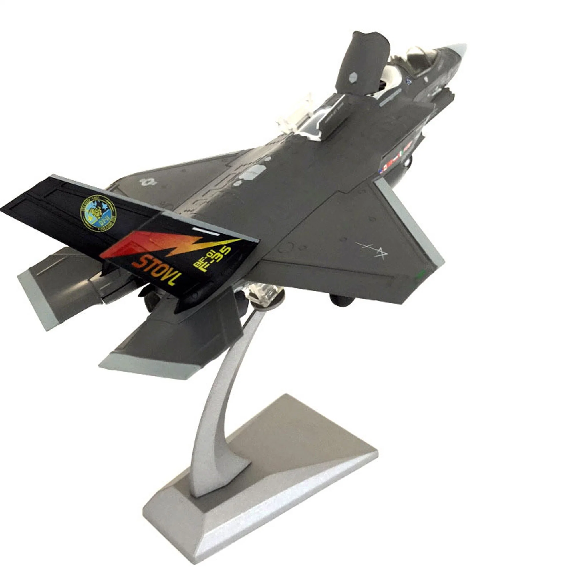 Sr-71 Blackbird Vehículo (Escala 1:200) Modelo de avión de combate Black Raptor Diecast Airplane