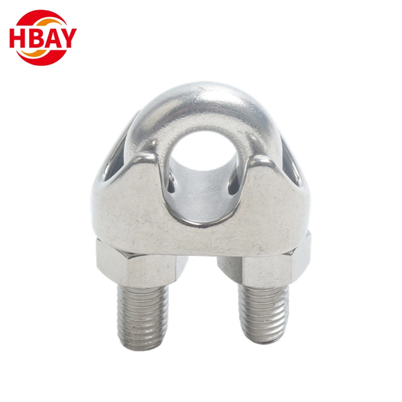 Stock Available Stainless Steel 304 Adjustable Fasten Wire Rope Clip