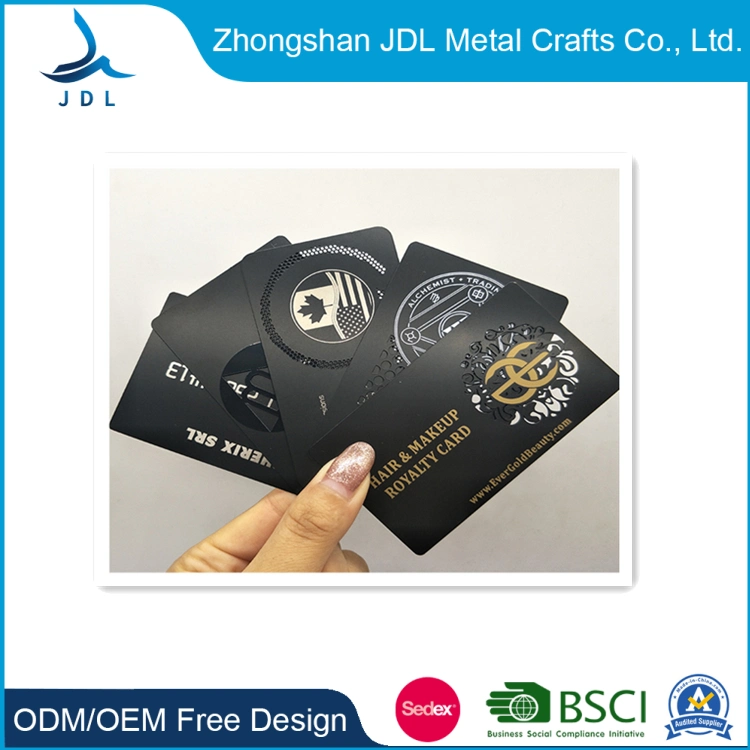 Mirror Effect Stainless Steel; Metal Business Material VIP Plastic PVC ID RFID Metal Name Business Card