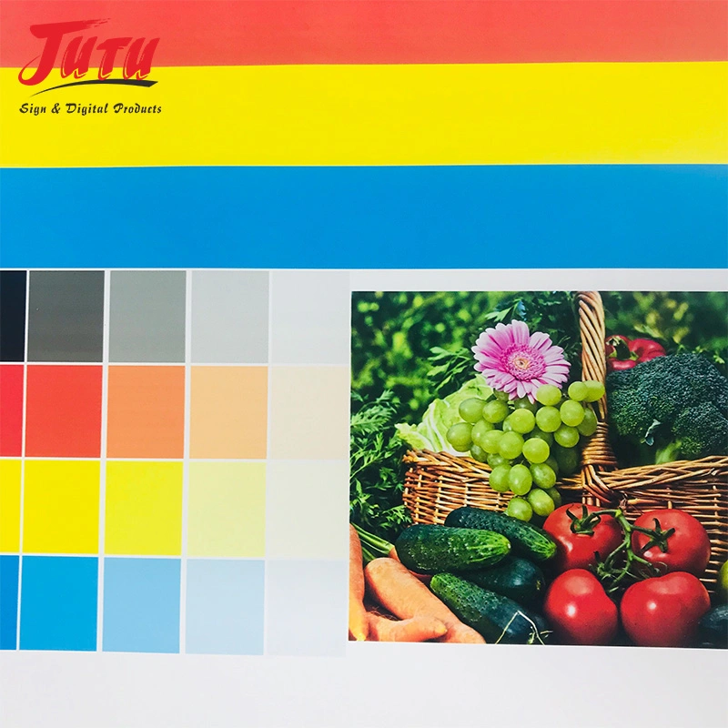 Jutu Inkjet Painting White Substrate for Solvent Printing Eco-Solvent Waterproof Semi-Glossy Polyester Canvas