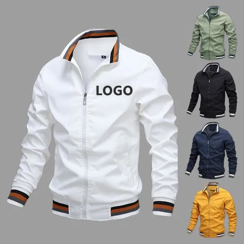 Mens Fashion Jackets and Coats New Men&prime; S Windbreaker Bomber Jacket Autumn Cargo Outdoors Clothes Casual Streetwear