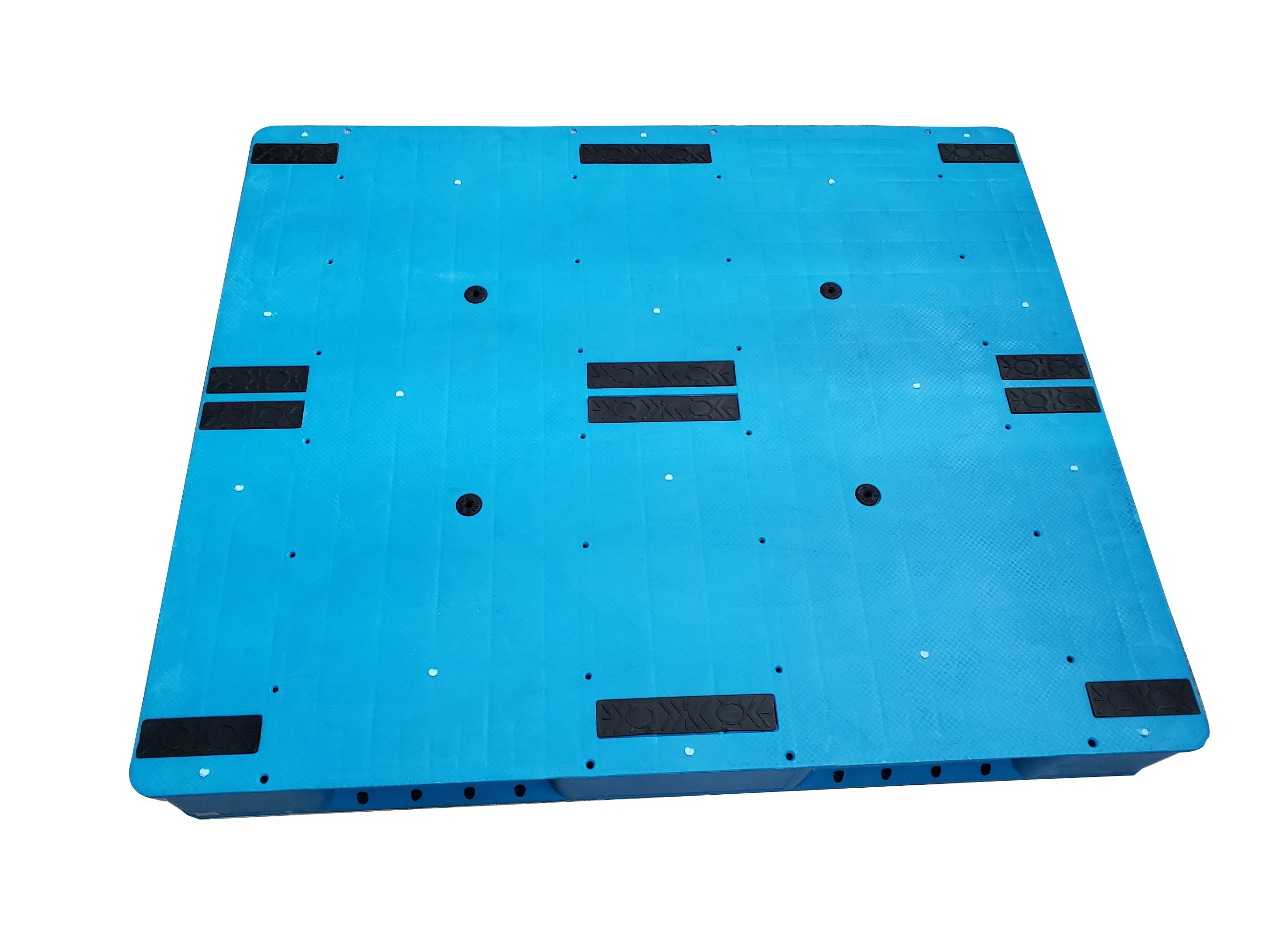 Industrial Blow Molding Reversible Racking Warehouse Storage Plastic Pallet with Steels Reinforcement