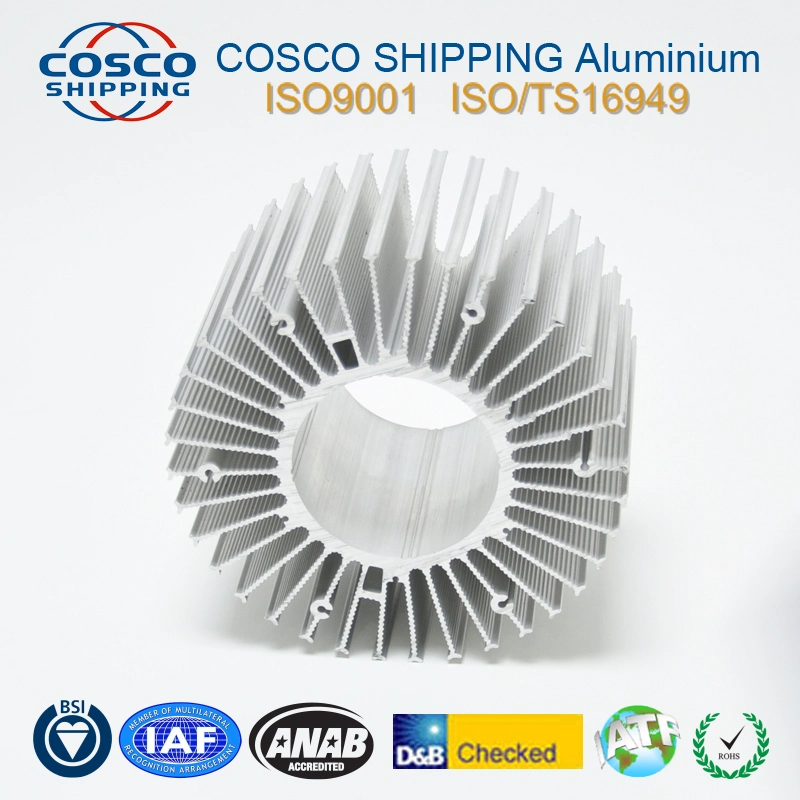 Wholesale/Supplier Factory Price Heatsink Aluminium Profile Extruded Heat Sink