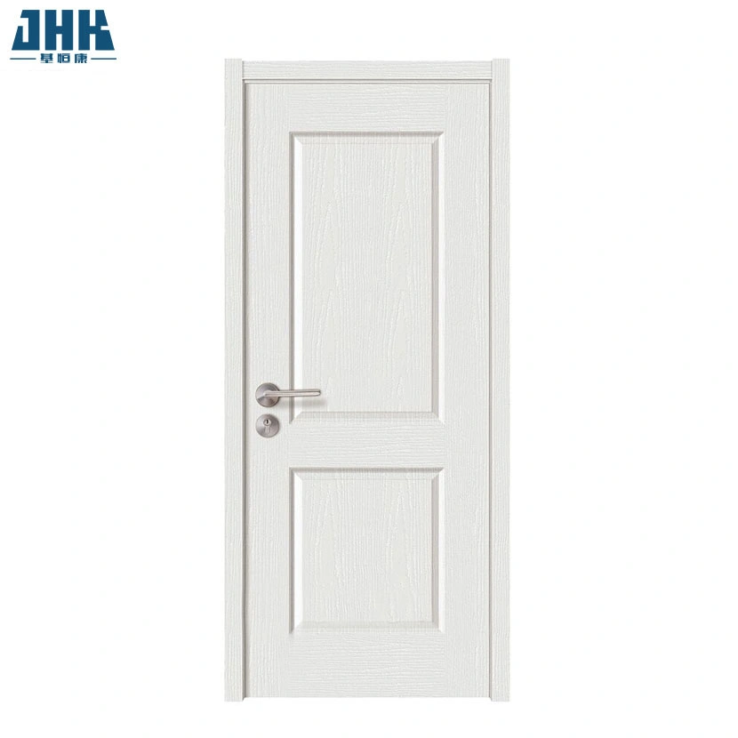 JHK-017 Porte intérieure en bois massif creux avec apprêt blanc