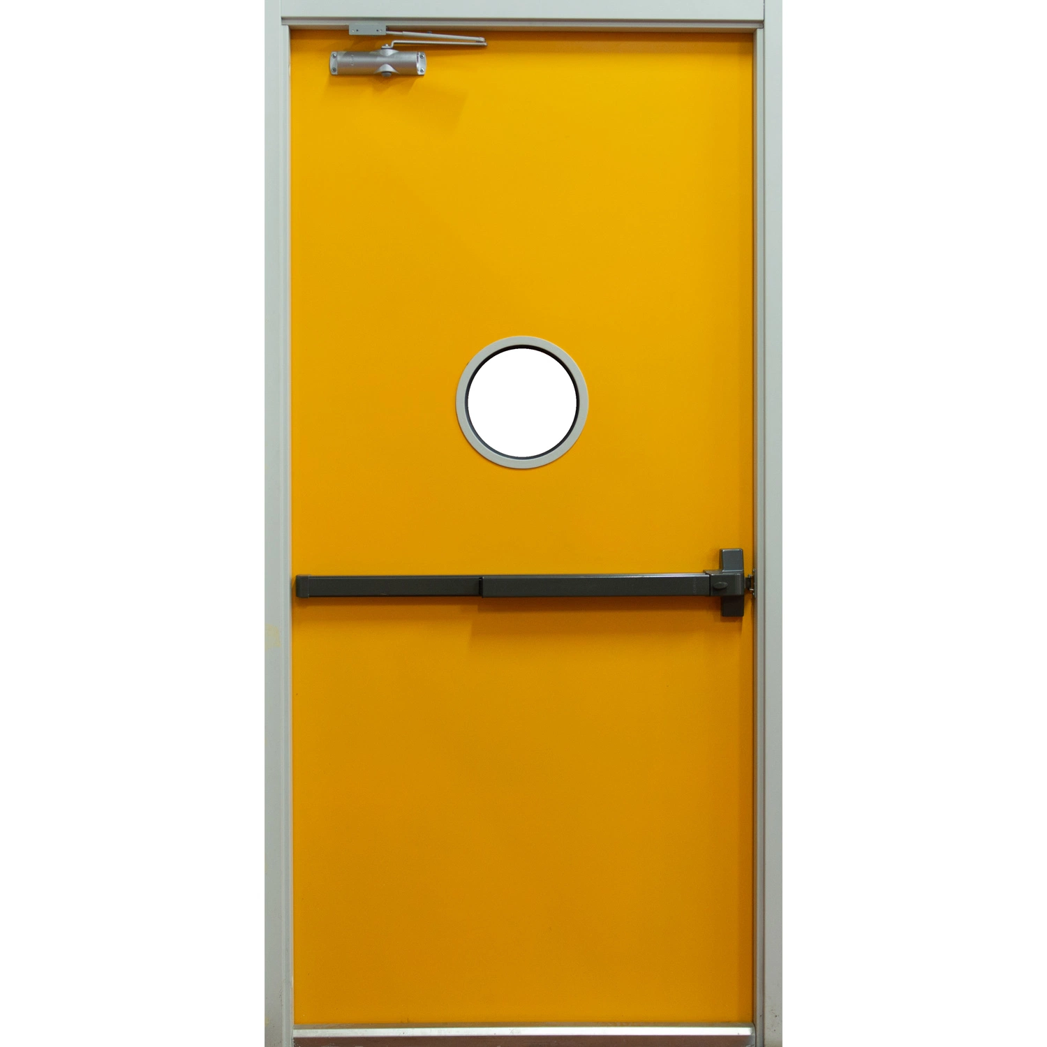 Outdoor Exterior Interior Hollow Metal Iron Entry Steel Entrance Security Safety Emergency Exit Fire Door with 1.5 Hrs