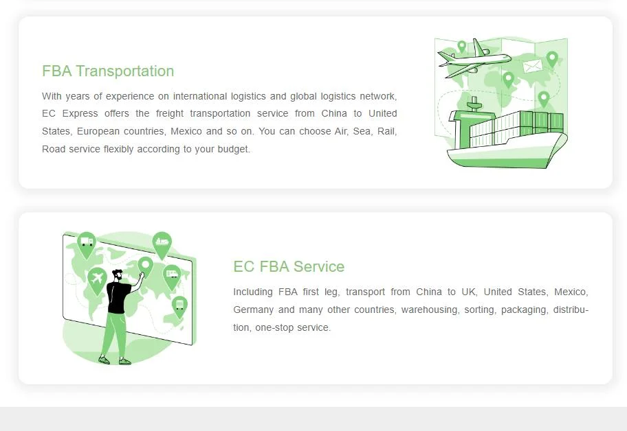 سحب Fba Forwarder الشحن البحري من الصين إلى الأمازون الاتحاد الأوروبي