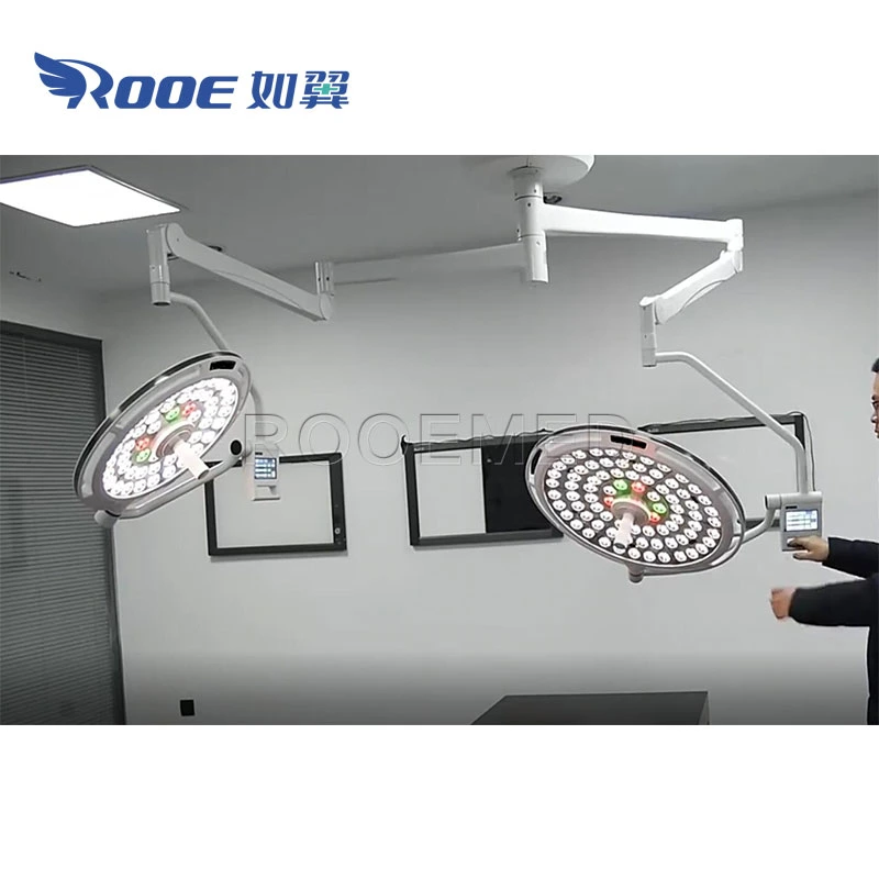 Câmara de vigilância cirúrgica lâmpada de cirurgia Sala de operação LED operando sem sombra Iluminação Piso ou teto Opcional