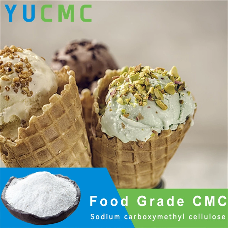 Yucmc Lieferanten Stabilisator Na Preis Carboxymethylcellulose Lebensmittel Additive Pulver Eis Creme Natrium Carboxymethyl Cellulose CMC