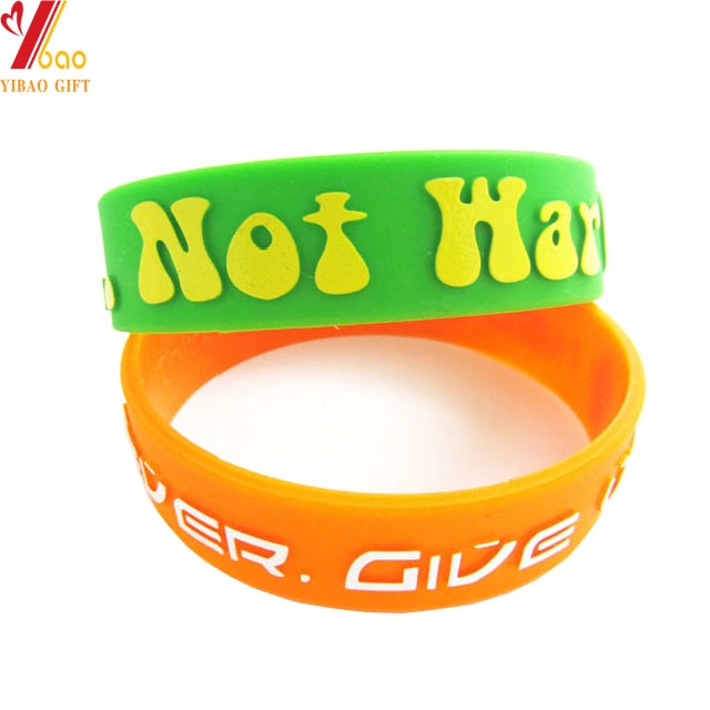 Customized Colorful Silicon Bracelet/ Wristband with Logo