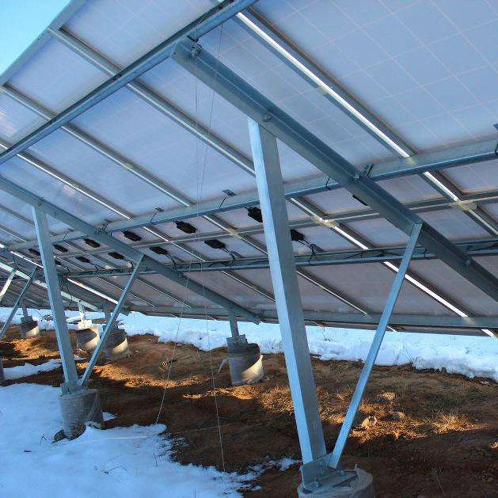 Panneau solaire photovoltaïque du côté masse de lestage de métal de la pole mount kit